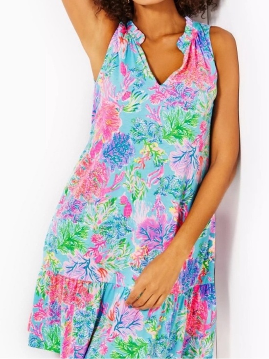 Lilly Pulitzer Dresses & Skirts - 💕EUC Lilly Pulitzer Vibrant Floral Shay Dress with pockets.